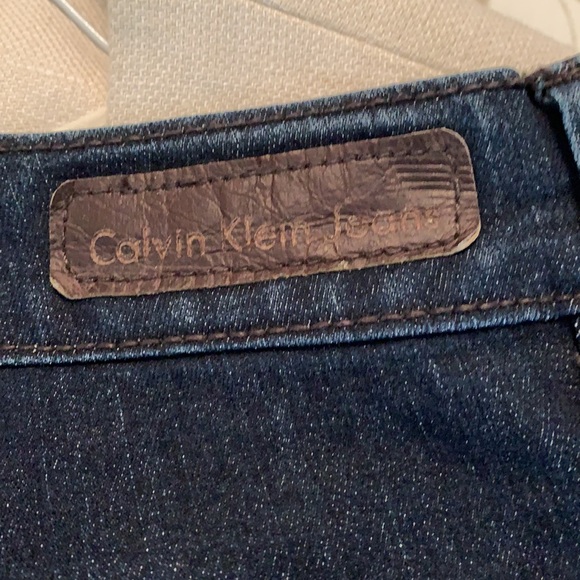 BUNDLE 4/$30. EUC CALVIN KLEIN ladies 29/8 curvy skinny stretch jeans dark denim - Picture 8 of 9